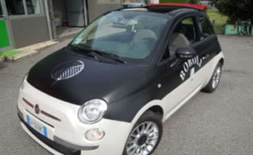 Wrapping Fiat 500 Coupè
