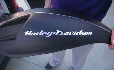 Wrapping carena HArley Davidson