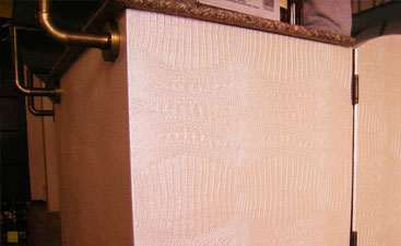 Wrapping pelle scrivania